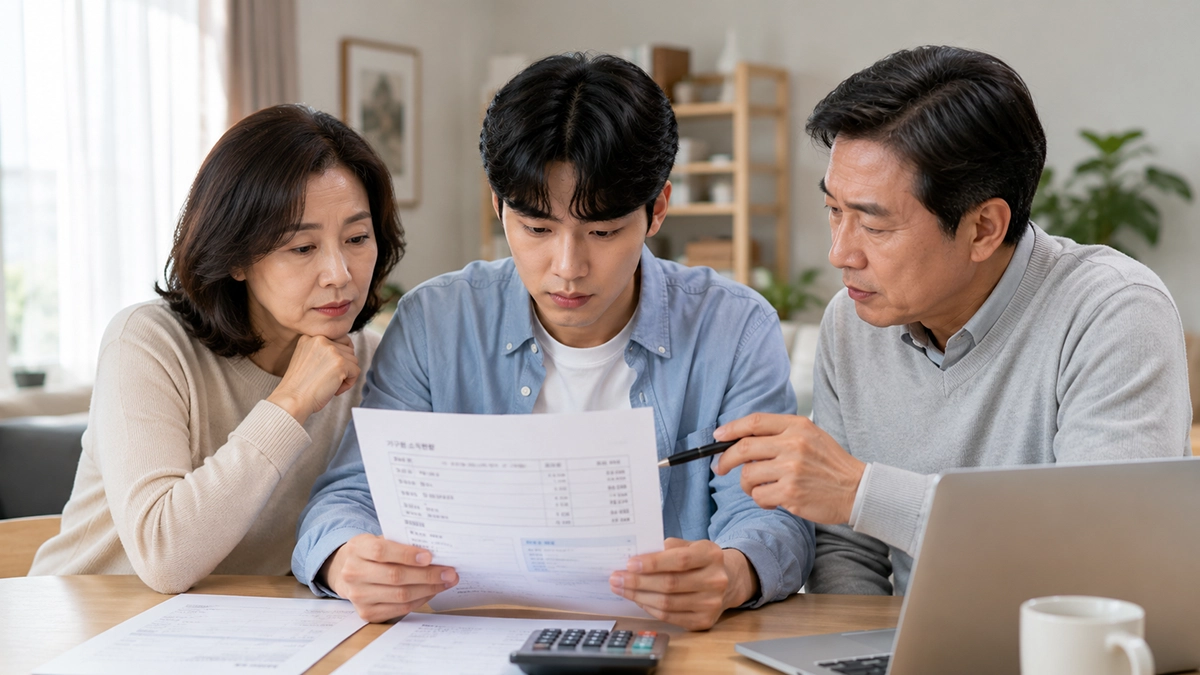 청년월세 지원사업 원가구 소득 심사 설명