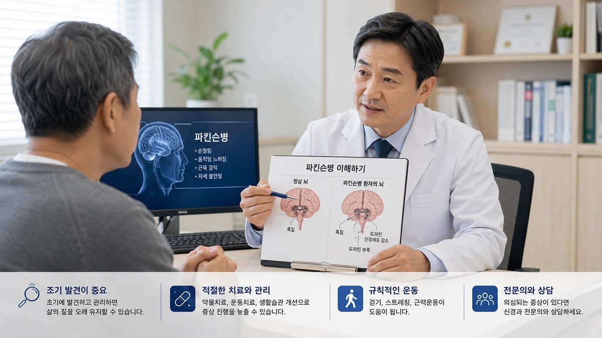 파킨슨병 조기 발견과 치료 상담