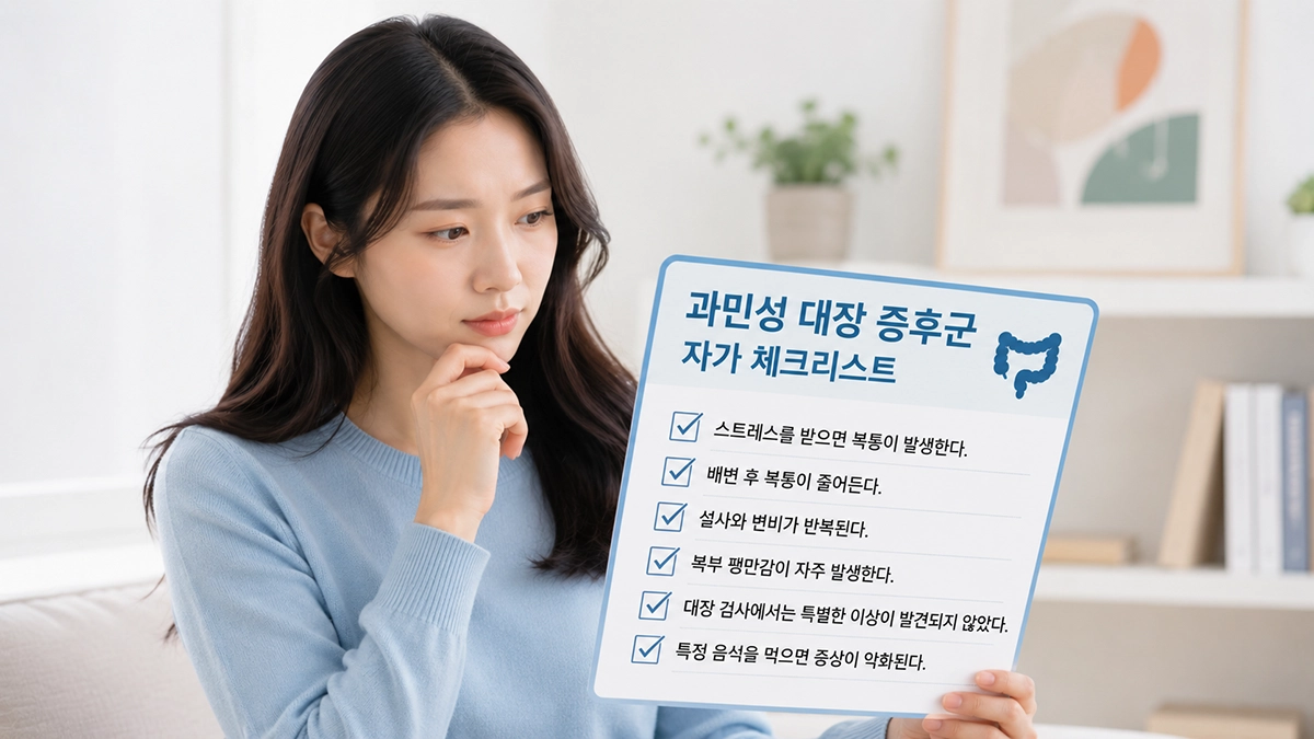 과민성 대장 증후군 자가 진단 체크리스트