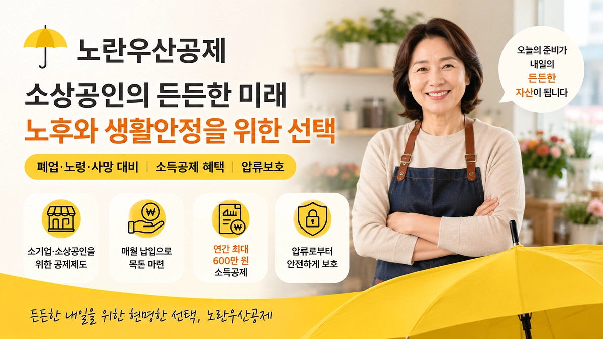 노란우산공제 가입조건 및 혜택 안내