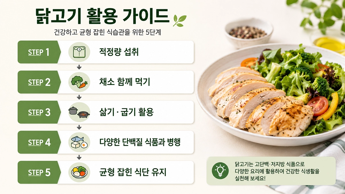 닭고기 건강하게 먹는 방법