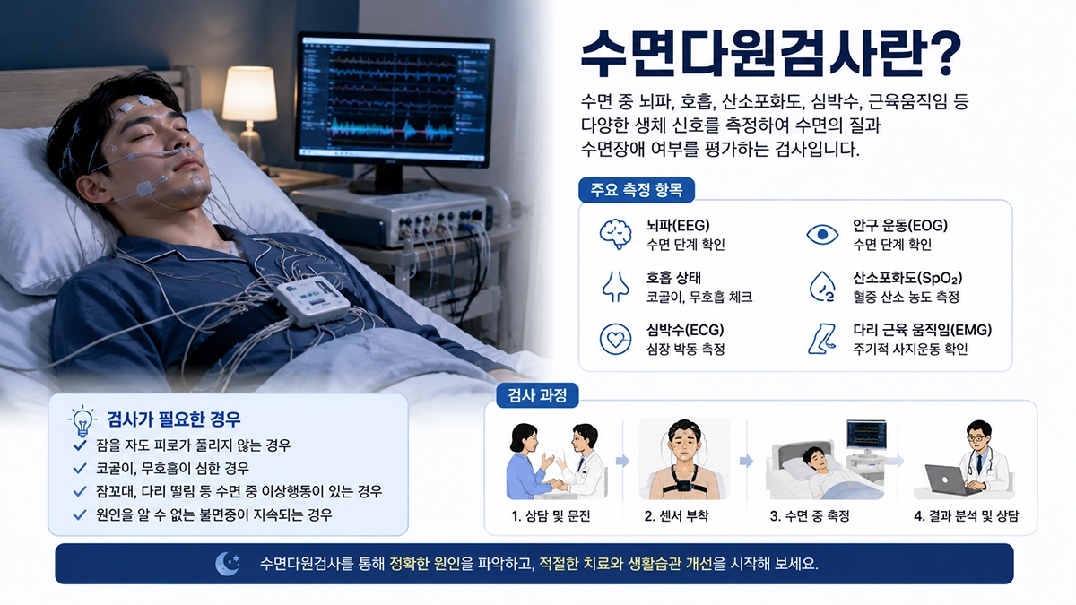 불면증 진단을 위한 수면다원검사