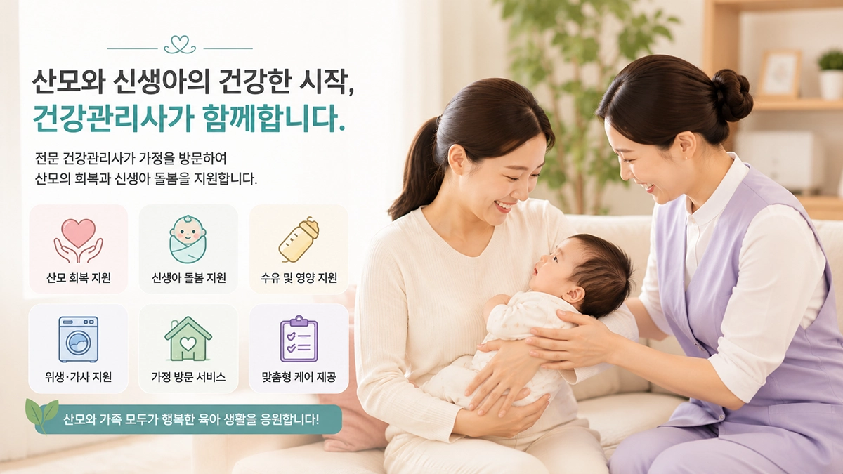 산모신생아 건강관리 서비스 혜택과 지원내용