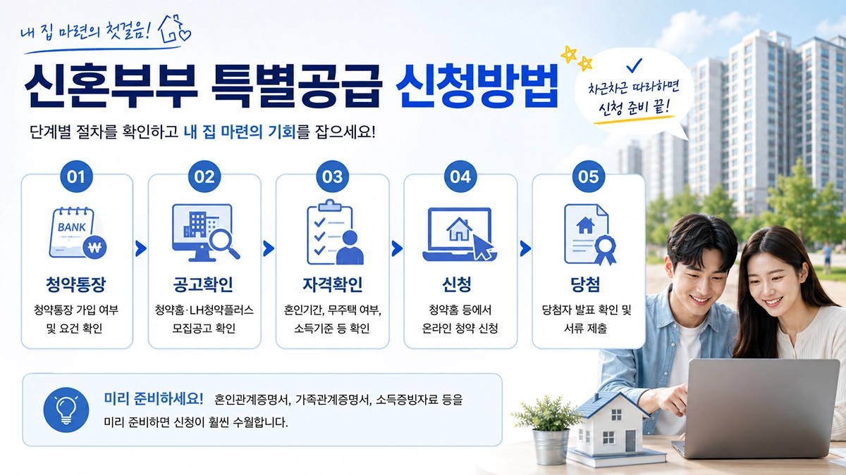 신혼부부 특별공급 신청방법